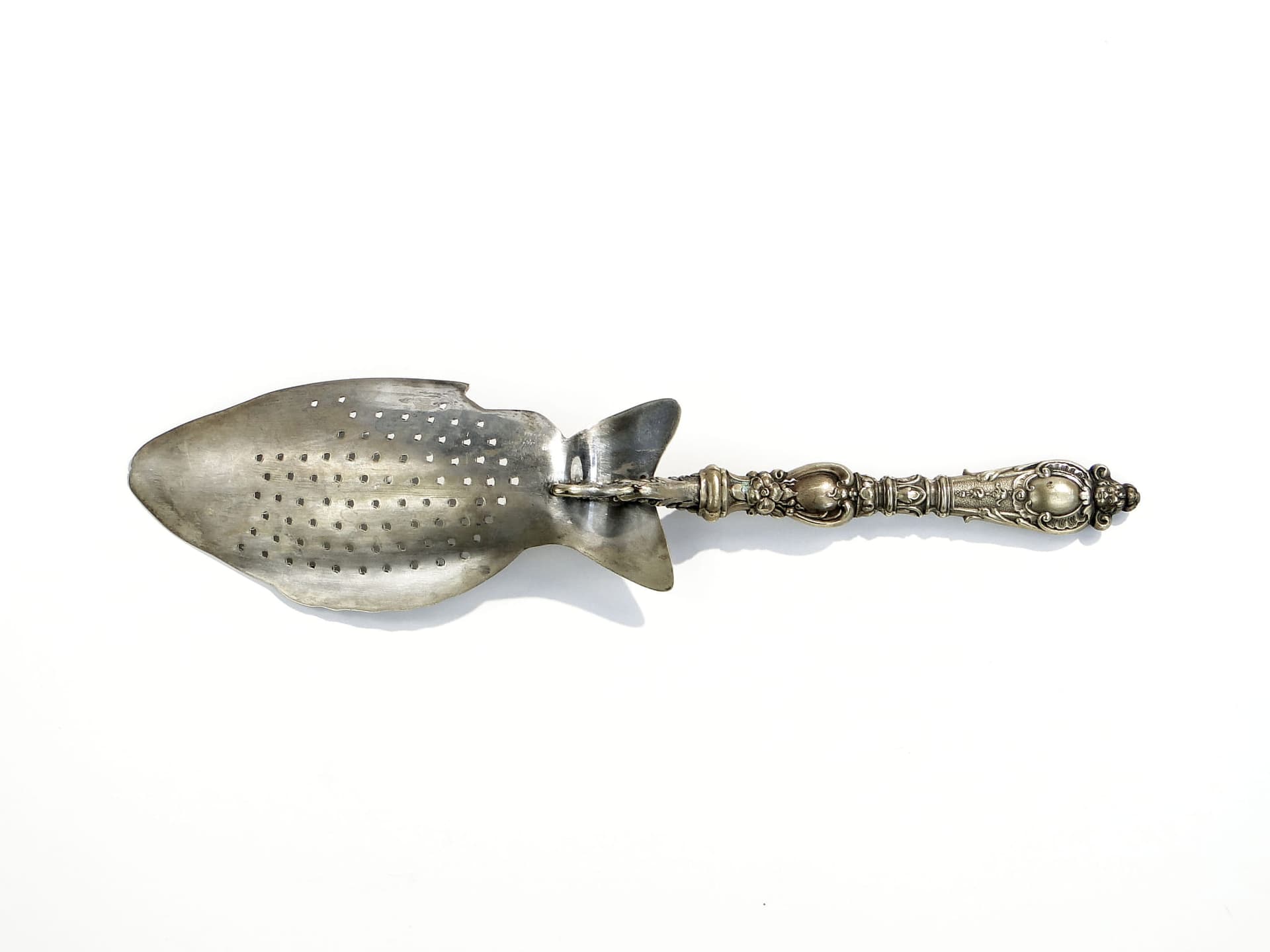 Fish Serving Spatula, Art Nouveau, silver metal, Poland, early 20th c. - 196125
