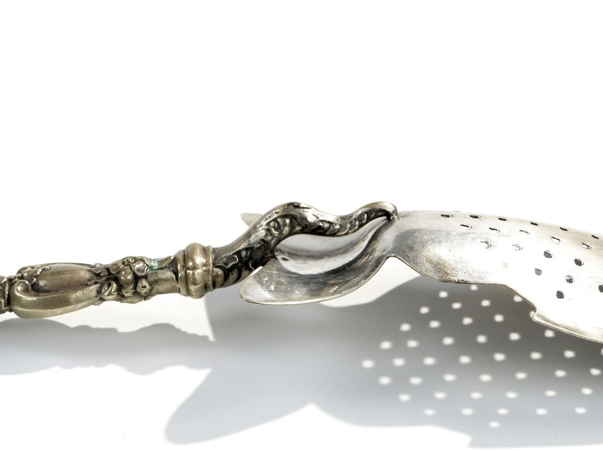 Fish Serving Spatula, Art Nouveau, silver metal, Poland, early 20th c. - 196124