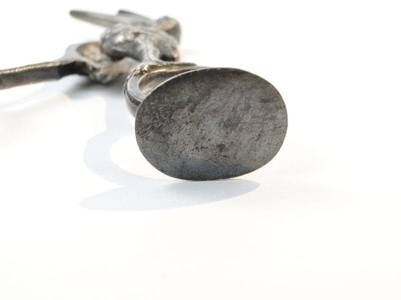 Szczypce do powijaków, srebro na mosiądzu, Schiffers, Polska, XIX w. - 196149