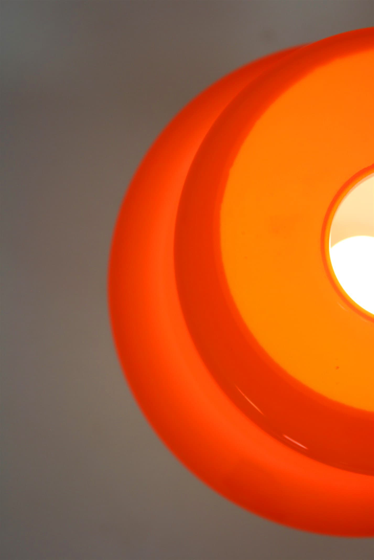 Lampa stołowa, mid-century modern, multikolor, szkło, Osvětlovací Sklo, Czechosłowacja, lata 70. - 196162