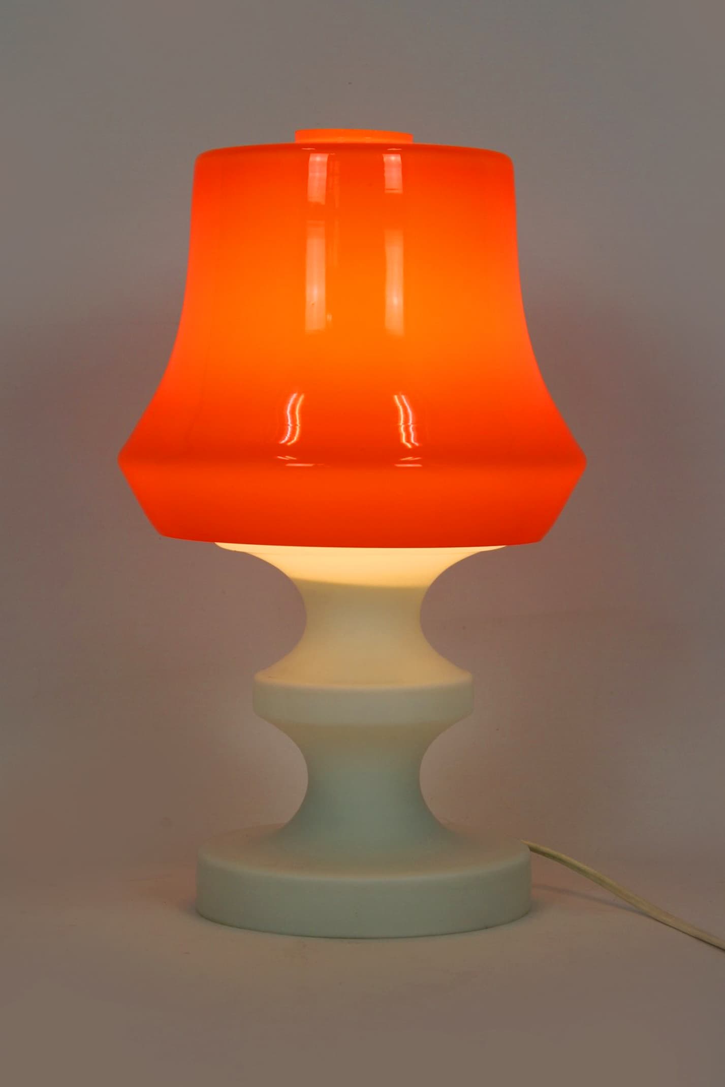 Lampa stołowa, mid-century modern, multikolor, szkło, Osvětlovací Sklo, Czechosłowacja, lata 70. - 196159