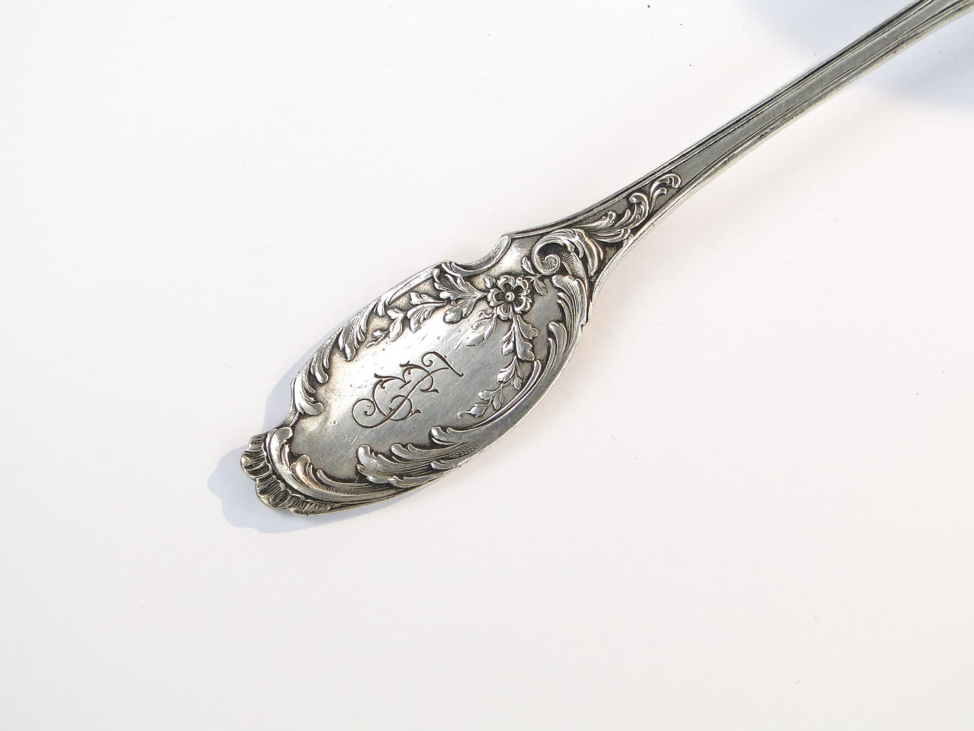 Łyżka wazowa, srebro, mosiądz, Bracia Henneberg, Polska, lata 20. - 196195