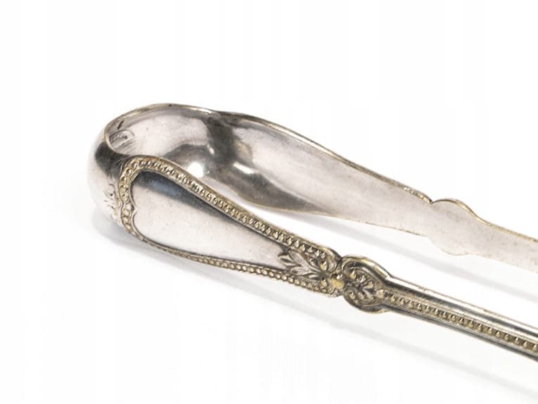 Serving tongs, Art Nouveau, silver brass, Poland, early 20th c. - 196200