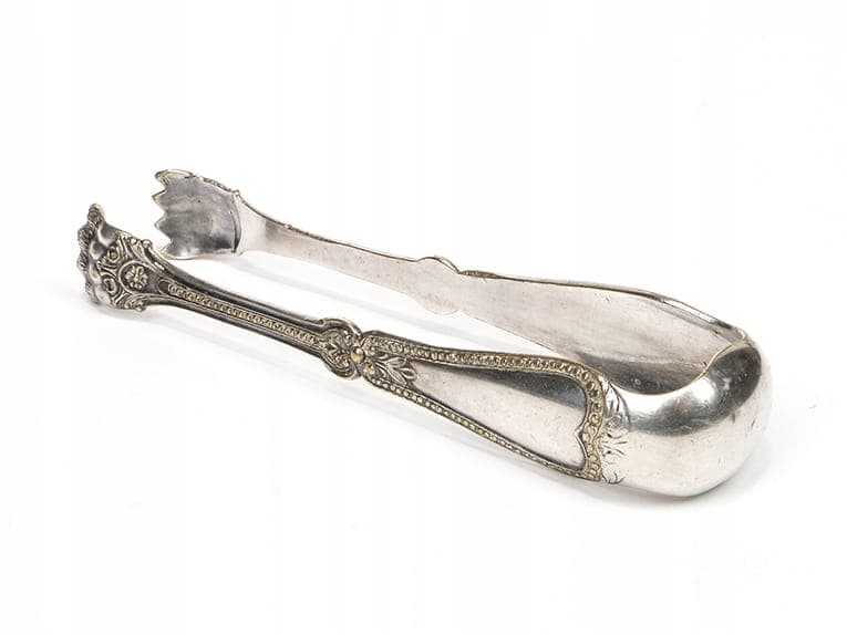 Serving tongs, Art Nouveau, silver brass, Poland, early 20th c. - 196203