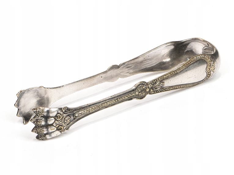 Serving tongs, Art Nouveau, silver brass, Poland, early 20th c. - 196201