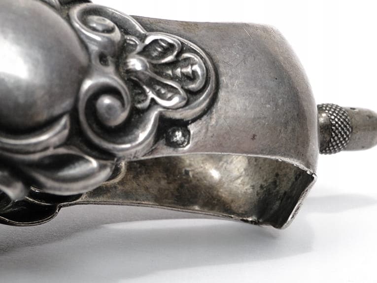 Szczypce do cukru Rococo Revival, srebro, Francja, XIX w. - 196212