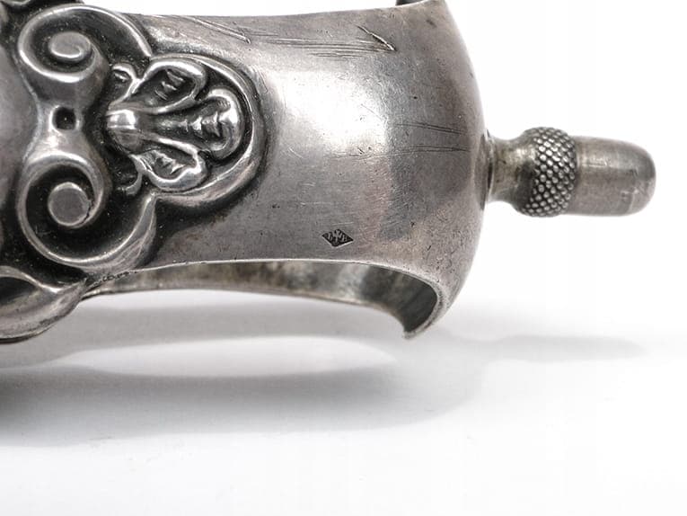 Szczypce do cukru Rococo Revival, srebro, Francja, XIX w. - 196211