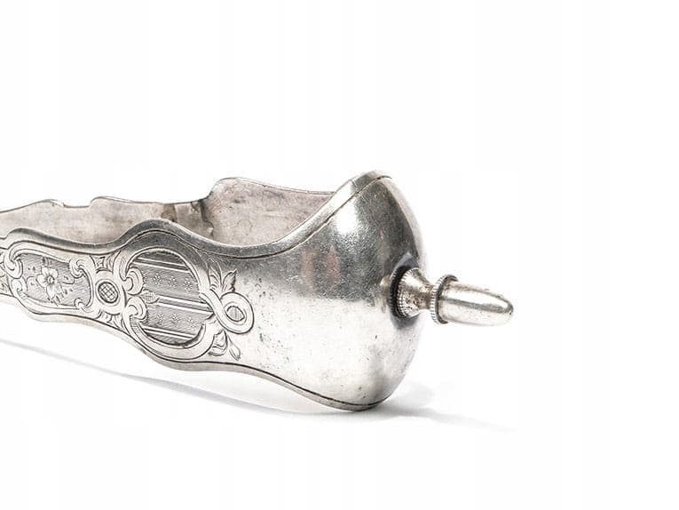 Sugar tongs, Classicism, silver, Wrocław, Poland, 17th century - 196221