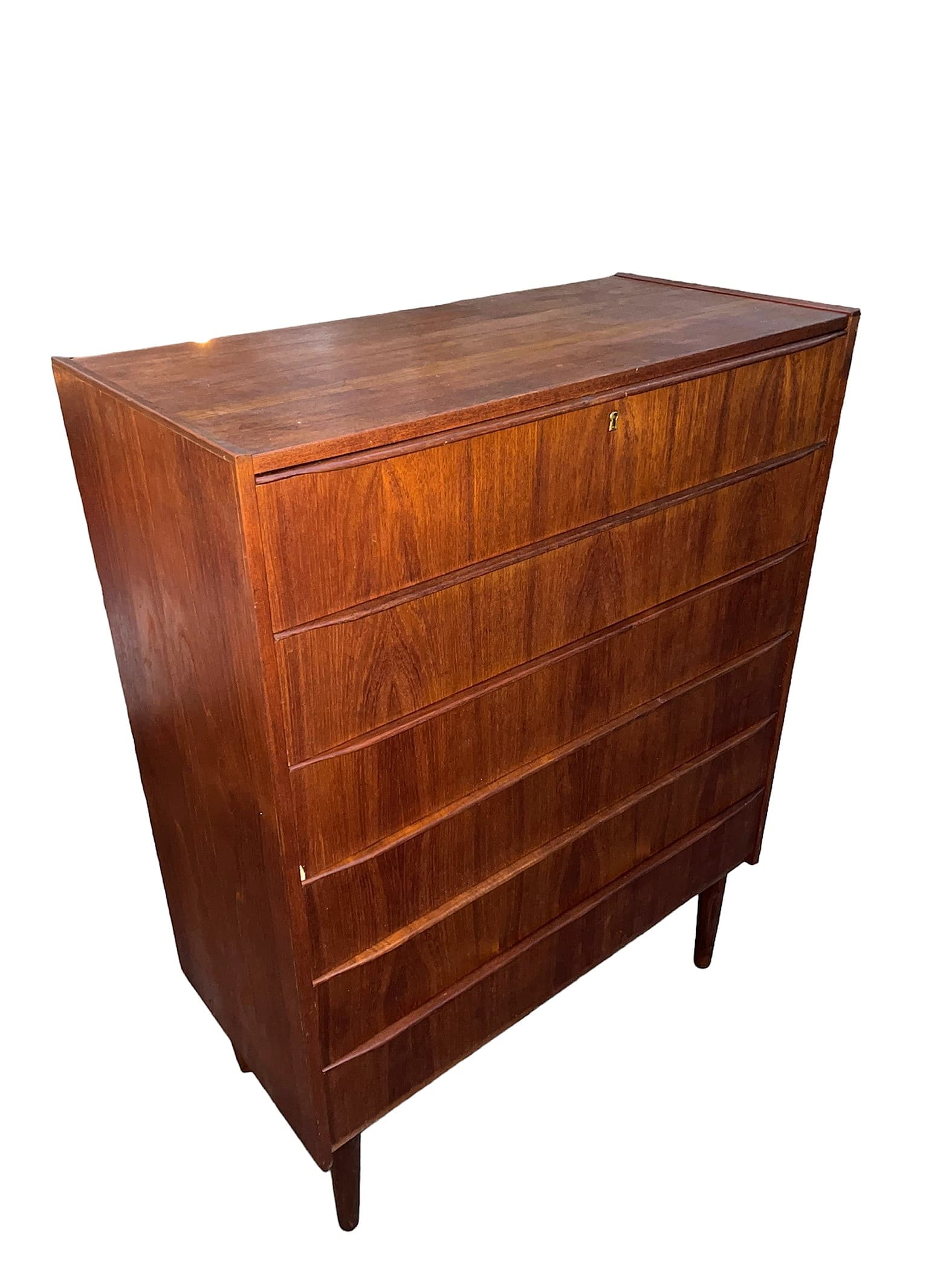 Komoda, brązowy, drewno tekowe, Dania, lata 60. - 196228