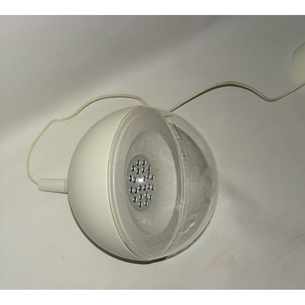 Pendant Lamp Space Age, ivory white, metal, Scandinavia, 1970s - 196248