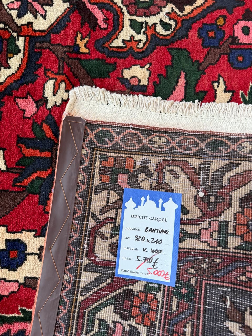 Rug Bahtiari Hamadan 320x210 cm, multicolor wool, Iran - 196266