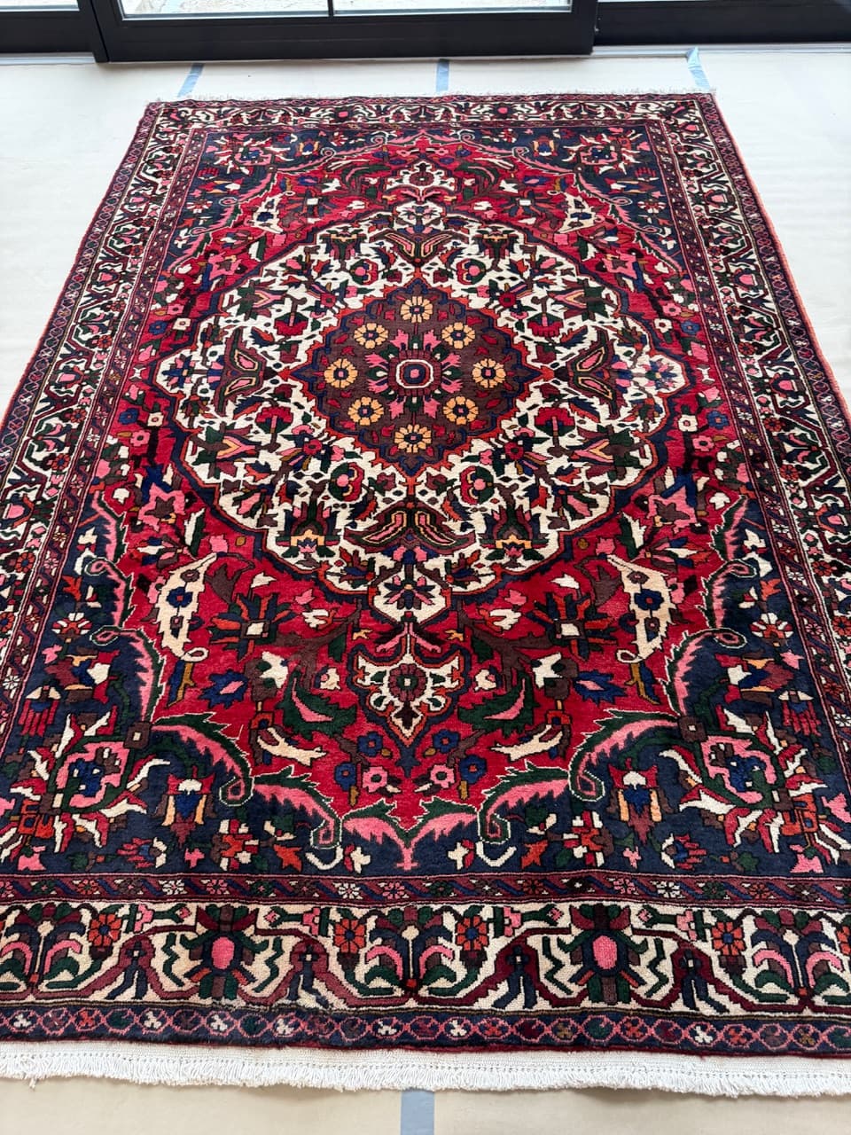 Rug Bahtiari Hamadan 320x210 cm, multicolor wool, Iran - 196265