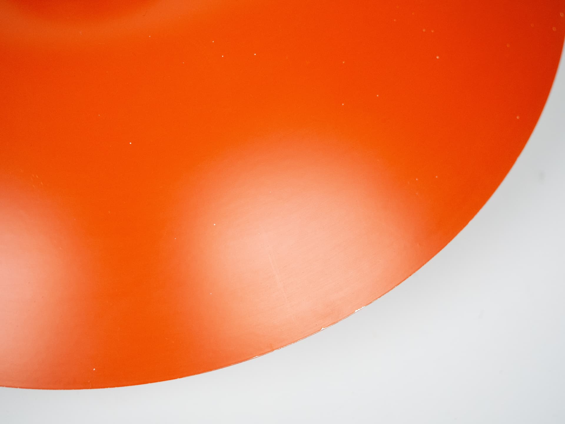 Pendant lamp PH 4/3, red aluminum, by P. Henningsen, Louis Poulsen, Denmark, 1970s. - 196300
