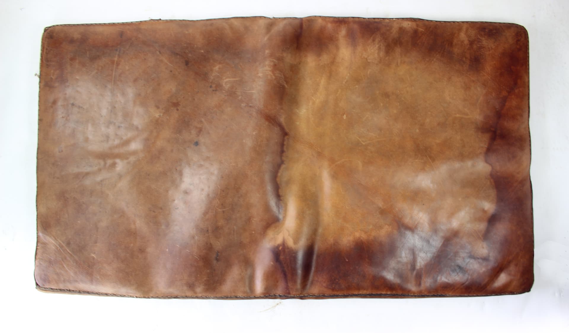 Gym mat, brown natural leather, Czechoslovakia, 1930s. - 196464