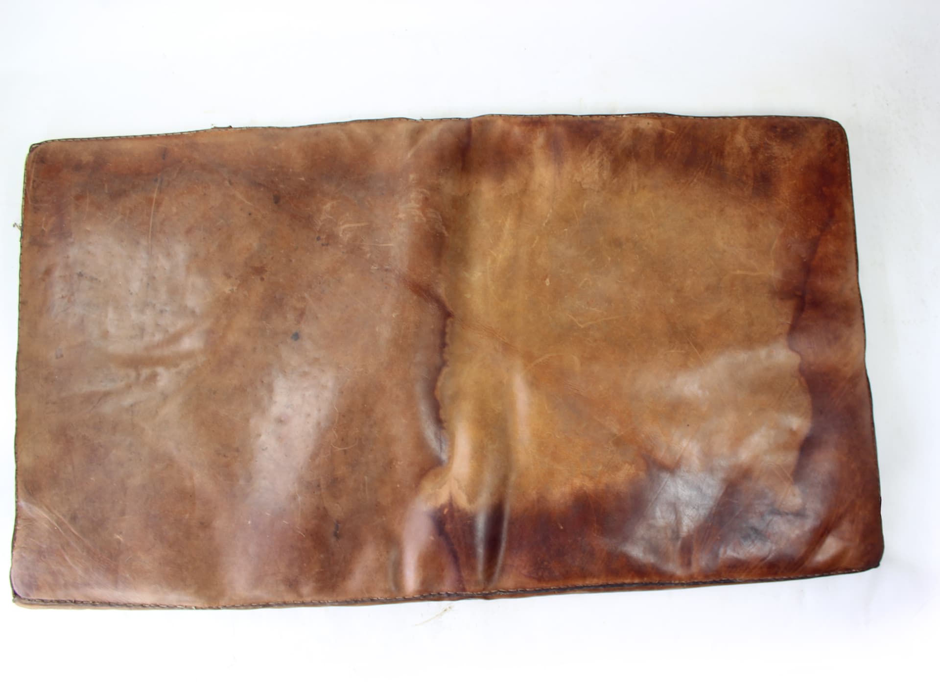 Gym mat, brown natural leather, Czechoslovakia, 1930s. - 196460