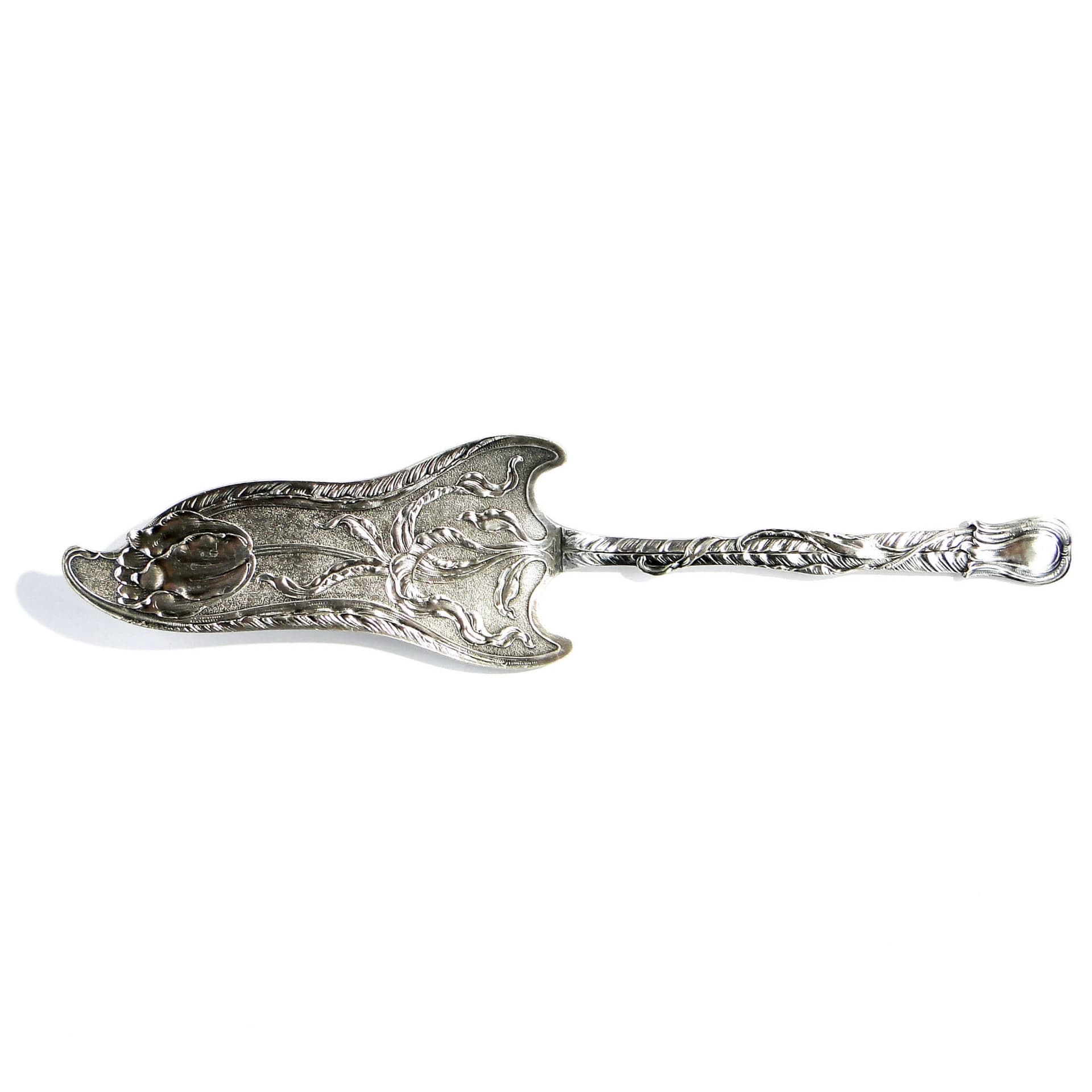 Serving spatula, Art Nouveau, silver brass, WMF, Germany, early 20th c.