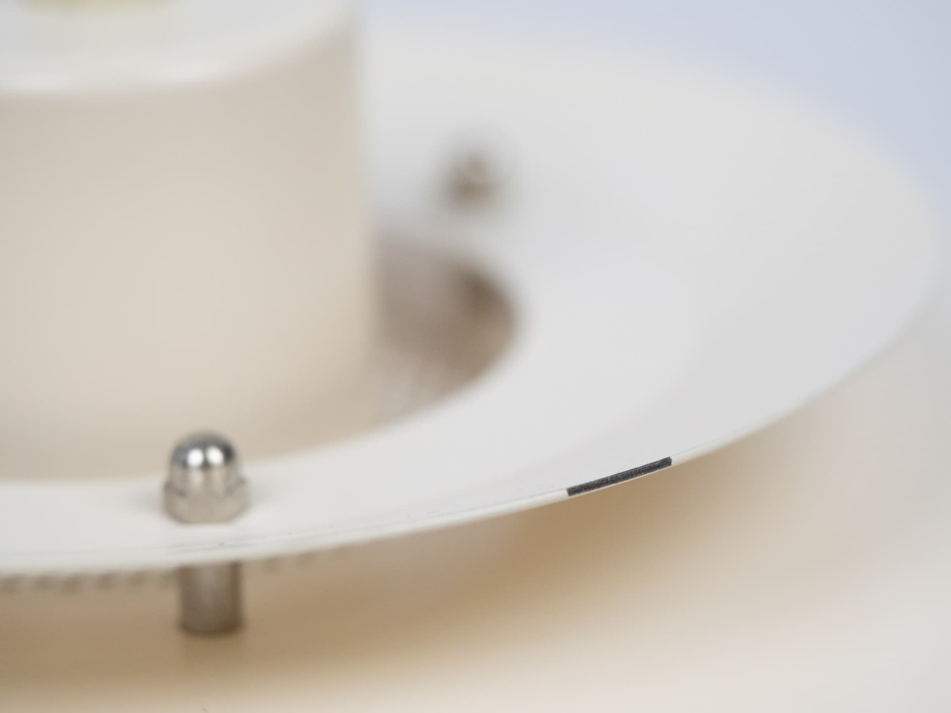 Pendant Lamp Bless, white aluminium, by B. Nordsted, Denmark, 1980s. - 196542