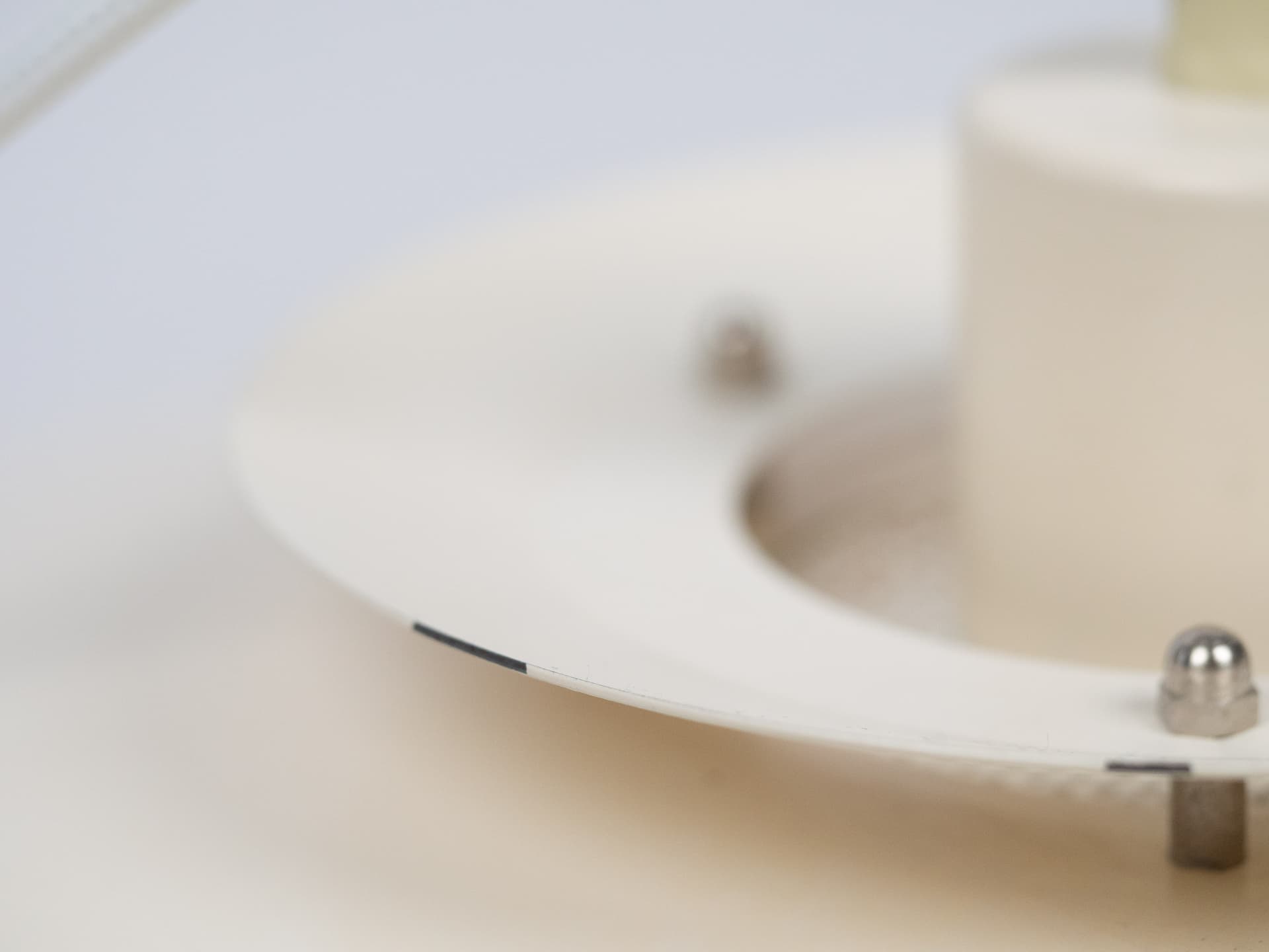 Pendant Lamp Bless, white aluminium, by B. Nordsted, Denmark, 1980s. - 196543