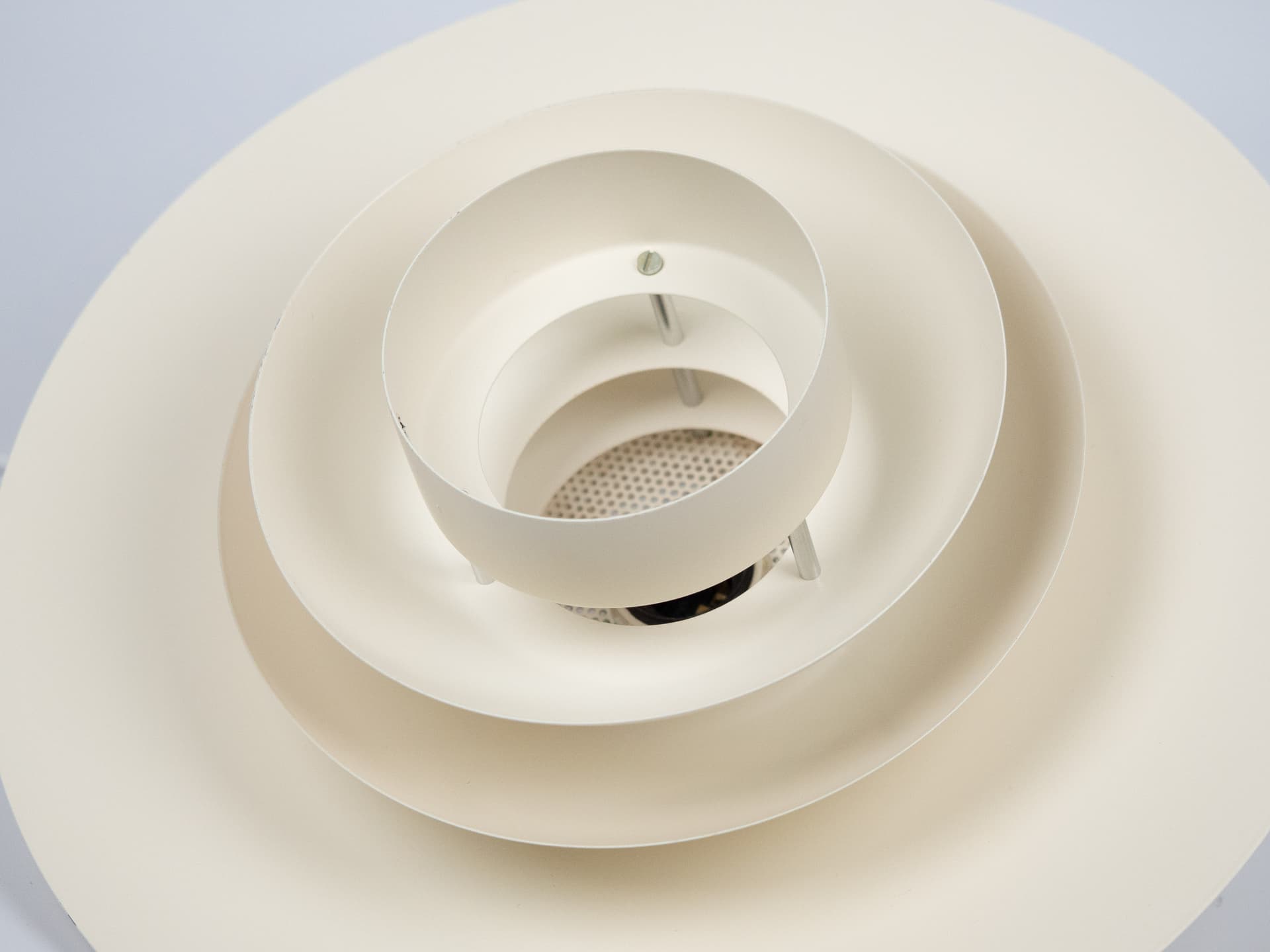 Pendant Lamp Bless, white aluminium, by B. Nordsted, Denmark, 1980s. - 196540