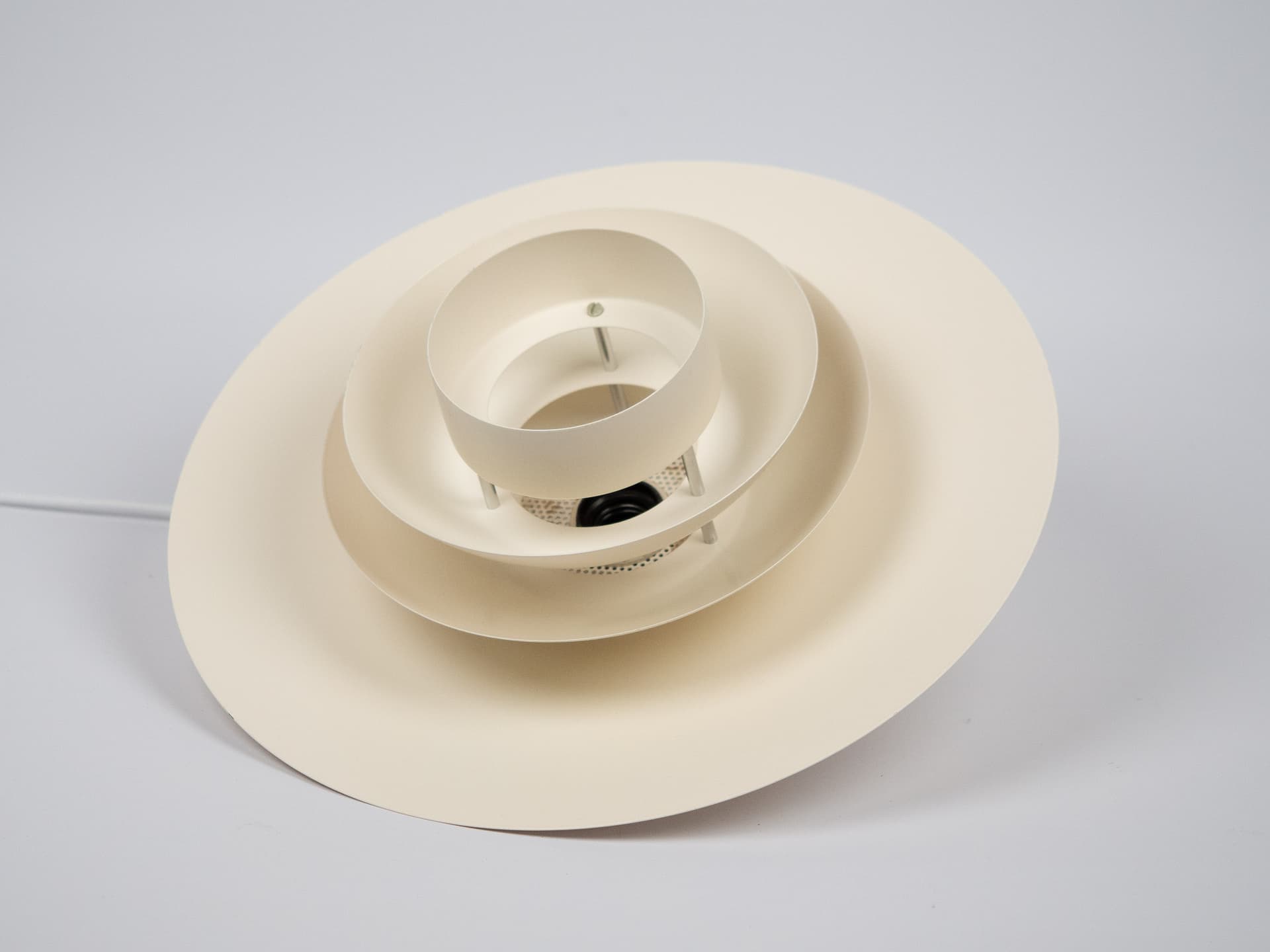 Pendant Lamp Bless, white aluminium, by B. Nordsted, Denmark, 1980s. - 196539