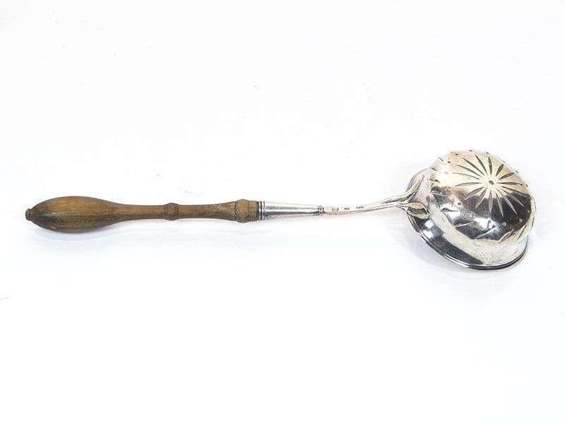 Pickle Spoon, silver, wood, Sweden, 19th c. - 196606