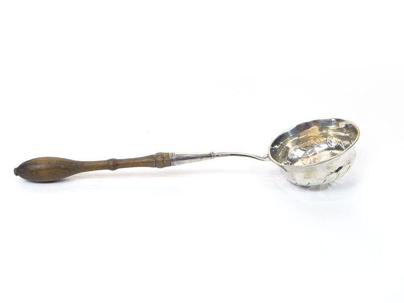 Pickle Spoon, silver, wood, Sweden, 19th c. - 196604