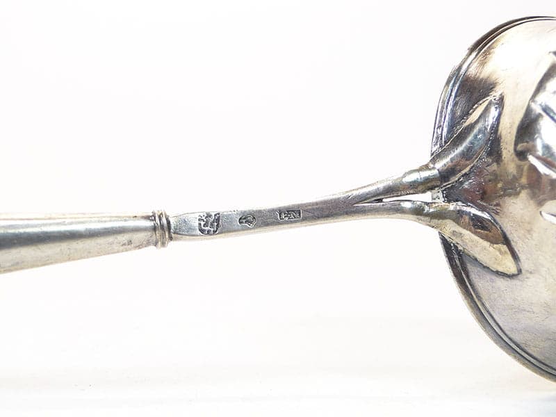 Pickle Spoon, silver, wood, Sweden, 19th c. - 196603
