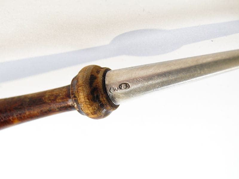 Jam spoon, Art Nouveau, silver, dark brown wood, Poland, 1920s - 196659