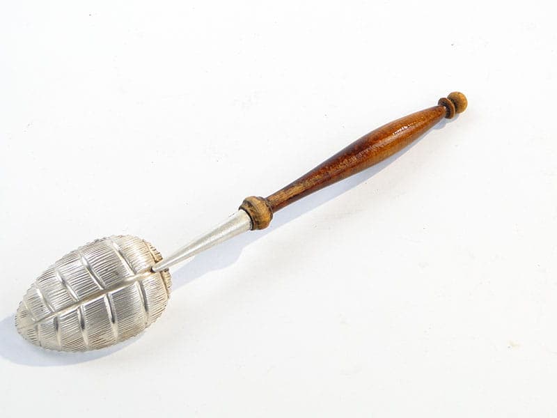 Jam spoon, Art Nouveau, silver, dark brown wood, Poland, 1920s - 196657