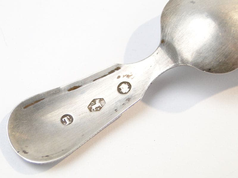 Tea Caddy Spoon, silver, Netherlands, 19th c. - 196671