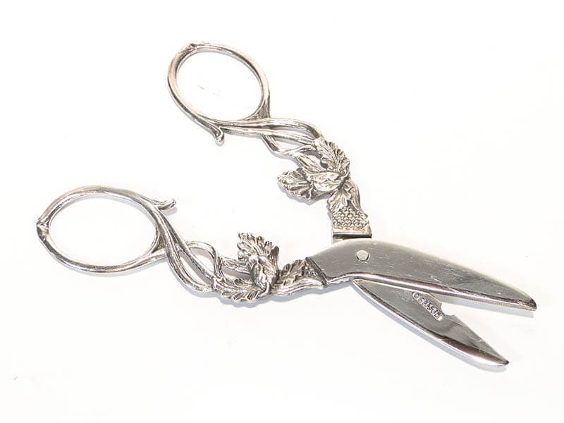 Grape scissors, silver, steel, Denmark, 1960s. - 196742