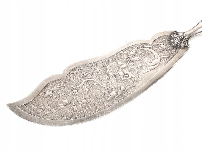 Serving spatula, Neo-Baroque, silver metal, WMF, Germany, 19th c. - 196751