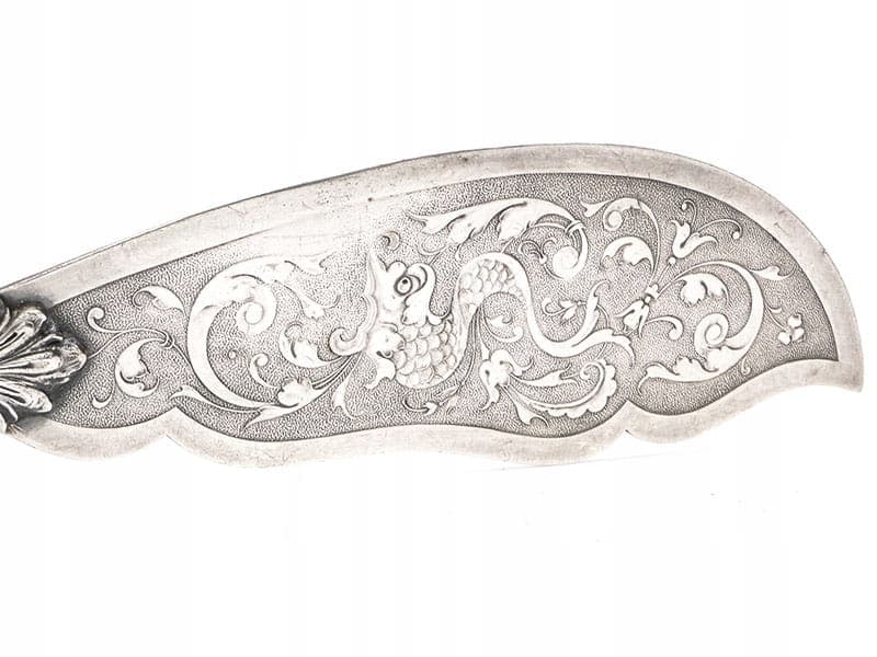 Serving spatula, Neo-Baroque, silver metal, WMF, Germany, 19th c. - 196756