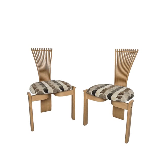 Chair Totem, multicolor, birch plywood, by T. Nielsen, Westnofa, Norway, 1960s. - DIMENSION