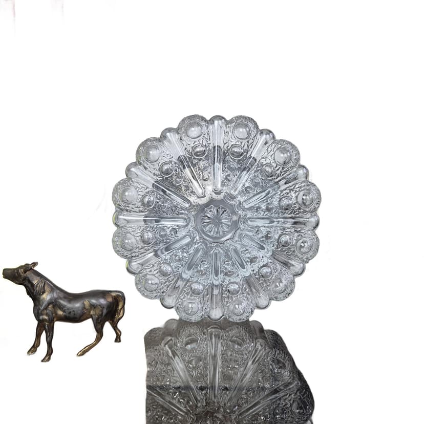 Kinkiet bubble, szkło transparent, Niemcy, lata 70.