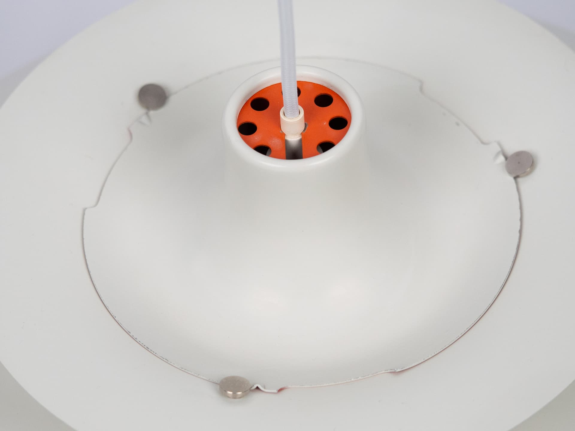 Pendant Lamp PH 5, white metal, by P. Henningsen, Louis Poulsen, Denmark, 1980s. - 197062