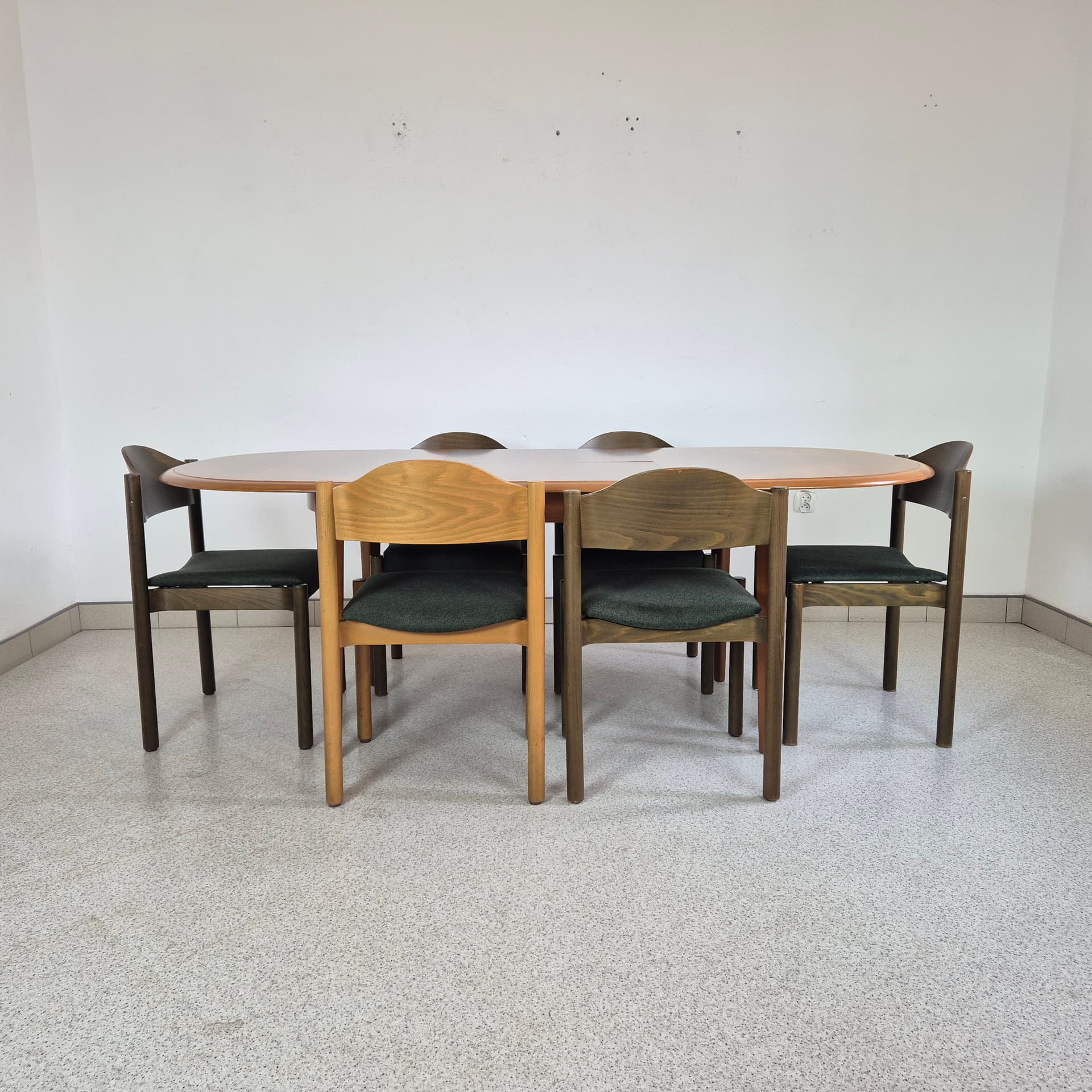 Stół rozkładany, orzech brązowy, Kondor, Niemcy, lata 80. - 197108