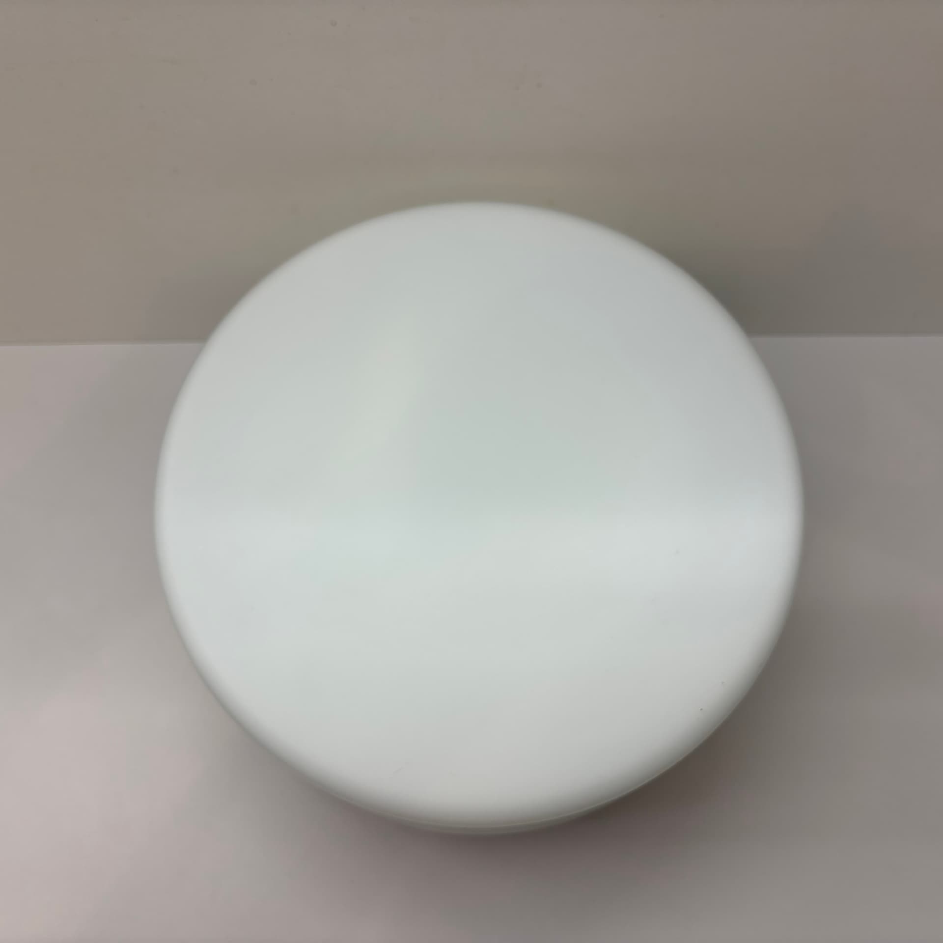 Ceiling Light Bauhaus, white opal glass, black bakelite, Germany, 1970s. - 197216