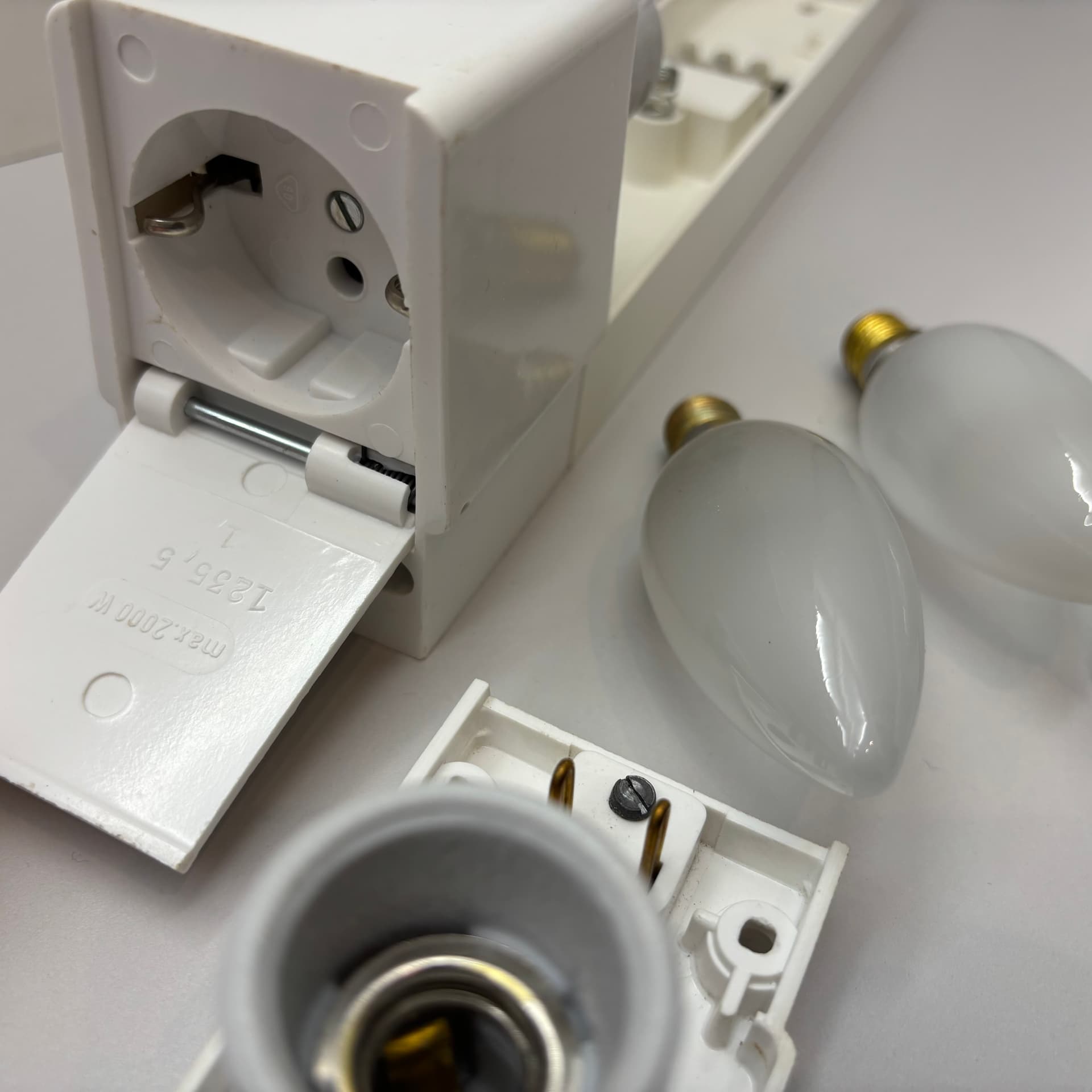 Kinkiet, beżowy, bakelit, Niemcy, lata 70. - 197361