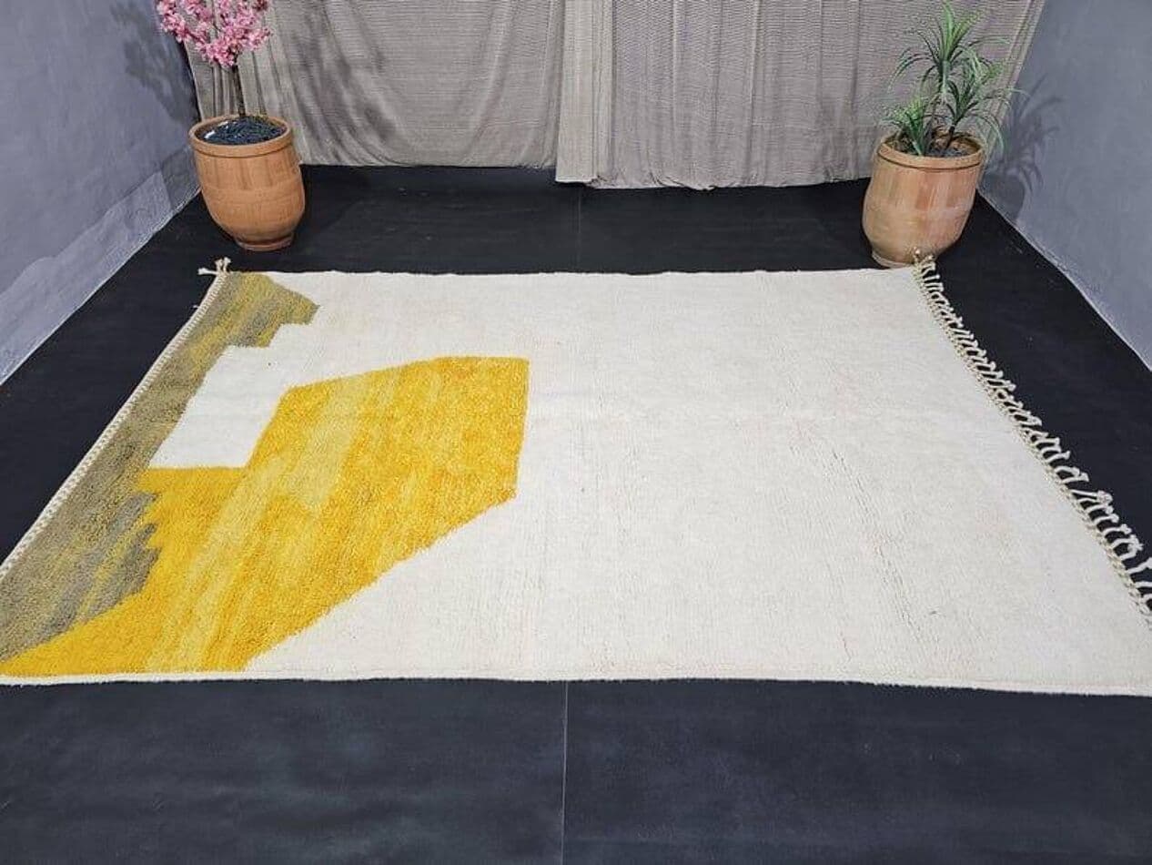 Ręcznie tkany dywan 150x250 cm, wełna, multikolor, Maroko - 197430