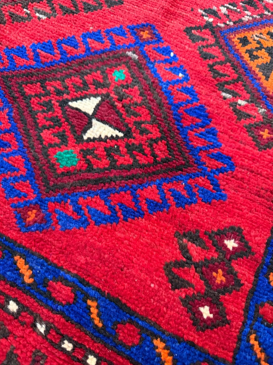 Dywan perski Beludż 290x165 cm, czerwony, wełna, Iran - 197450