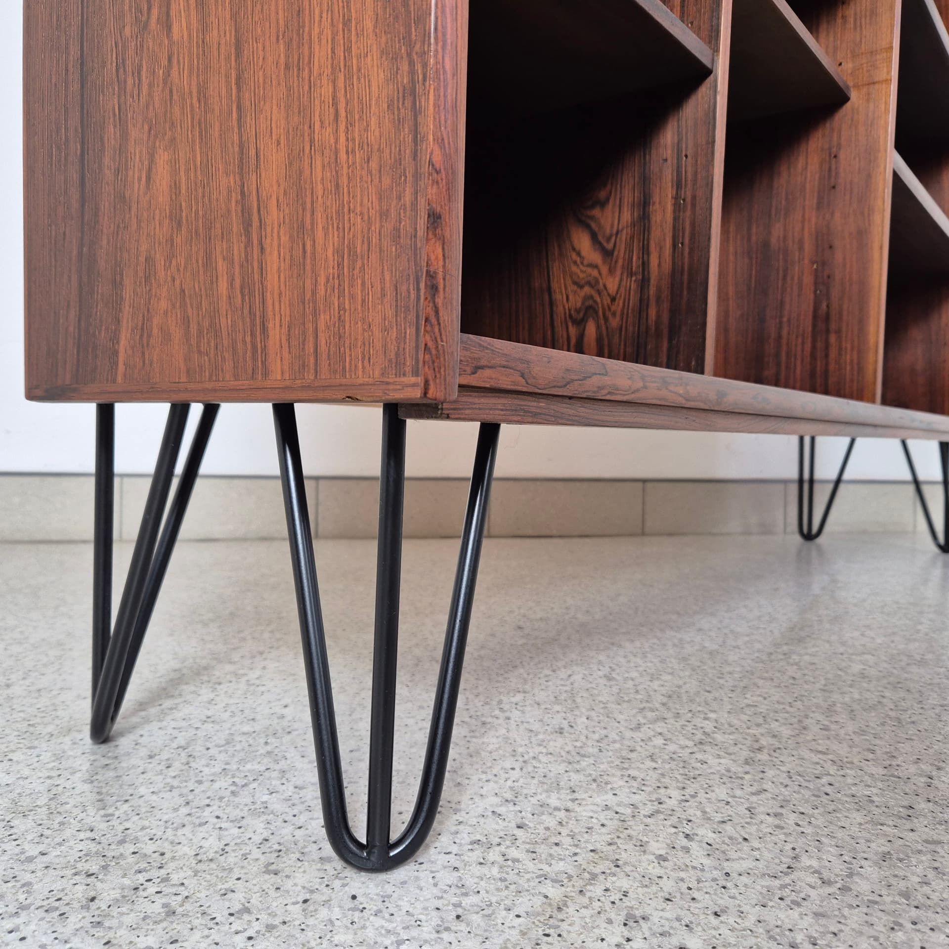 Regał na książki, palisander ciemnobrązowy, Brouer Møbelfabrik, Dania, lata 60. - 197481