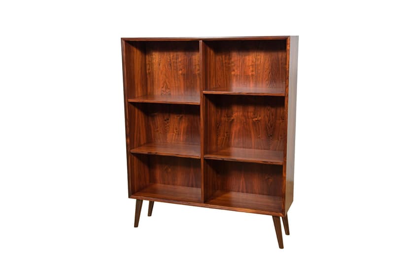 Regał, palisander brązowy ciemny, Dania, lata 60.