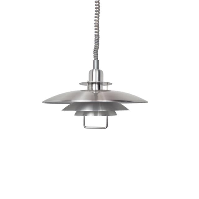 Pendant lamp Primus, silver, metal, Belid, Sweden, 1980s. - DIMENSION