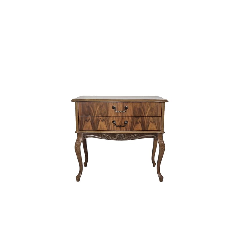 Komódka, orzech brązowy ciemny, Norwegia, lata 70.