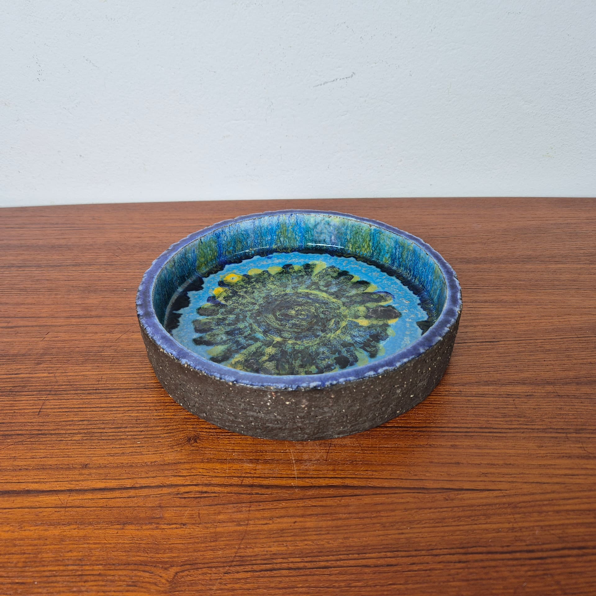 Bowl Bangholm, multicolor, ceramics, Denmark, 1960s. - 197680