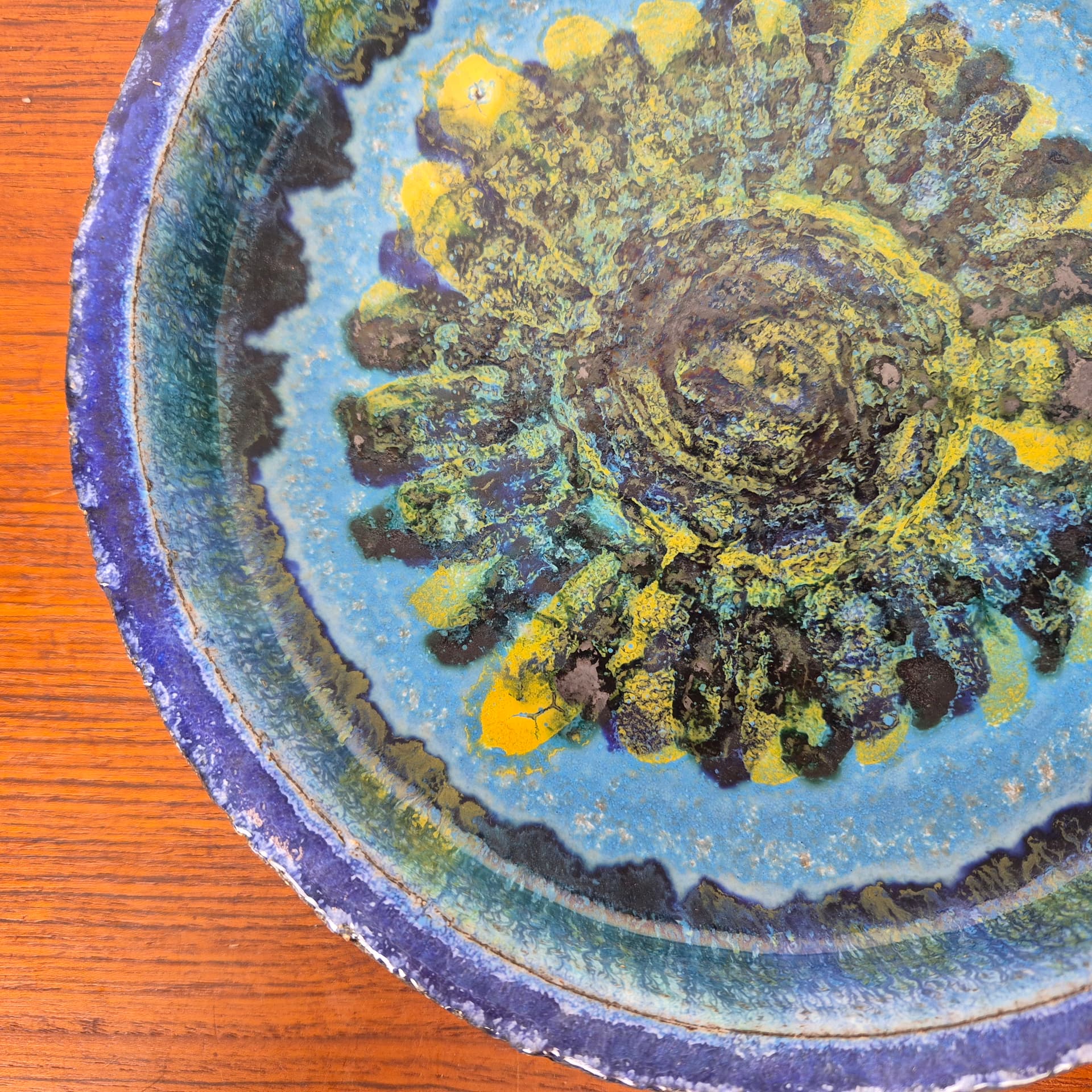 Bowl Bangholm, multicolor, ceramics, Denmark, 1960s. - 197683