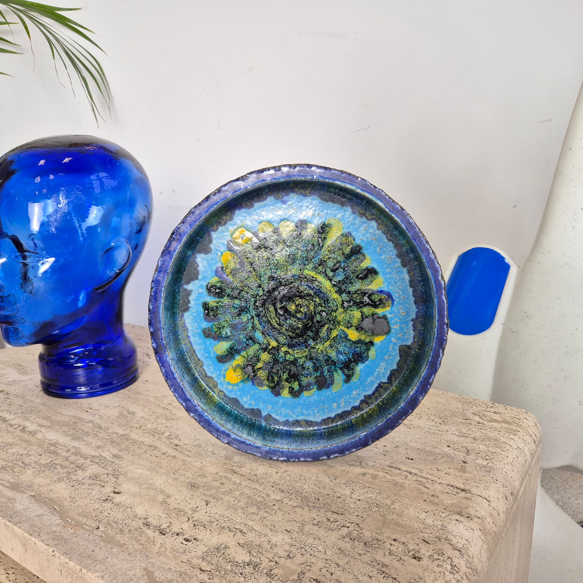 Bowl Bangholm, multicolor, ceramics, Denmark, 1960s. - 197679