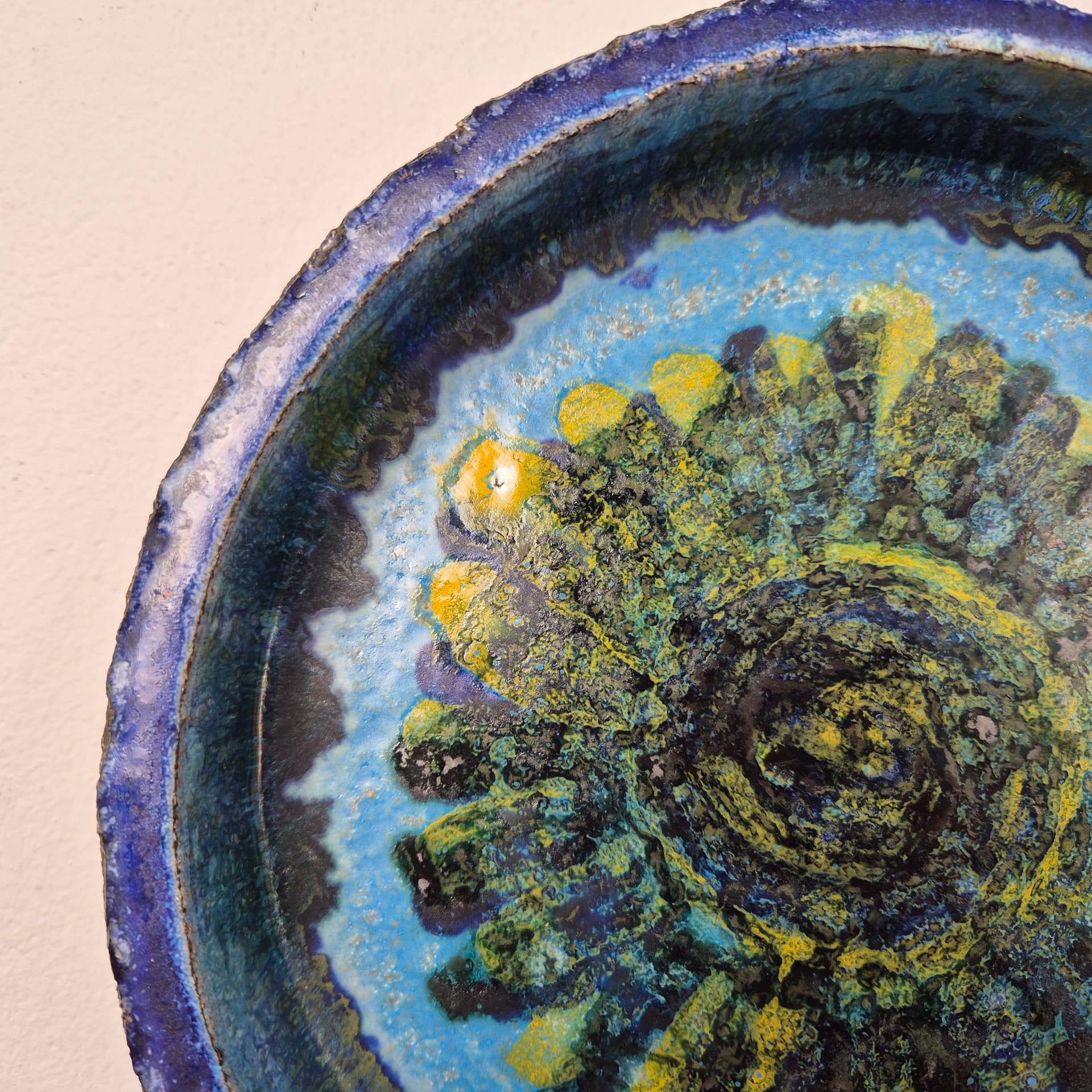 Bowl Bangholm, multicolor, ceramics, Denmark, 1960s. - 197678