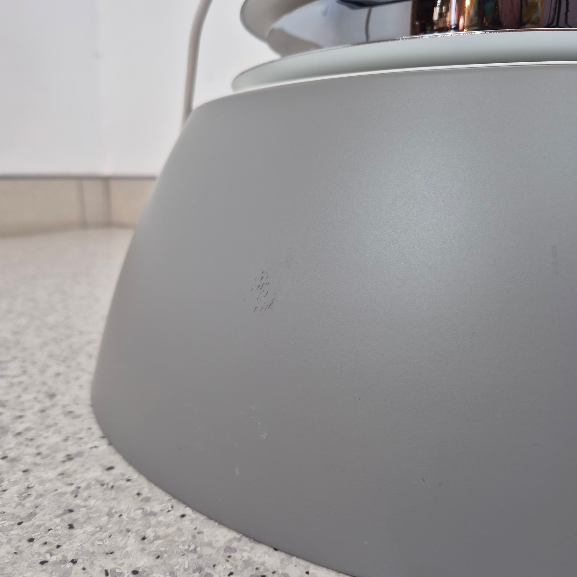 Pendant lamp Avalon, grey, metal, Belid, Sweden, early 20th c. - 197730